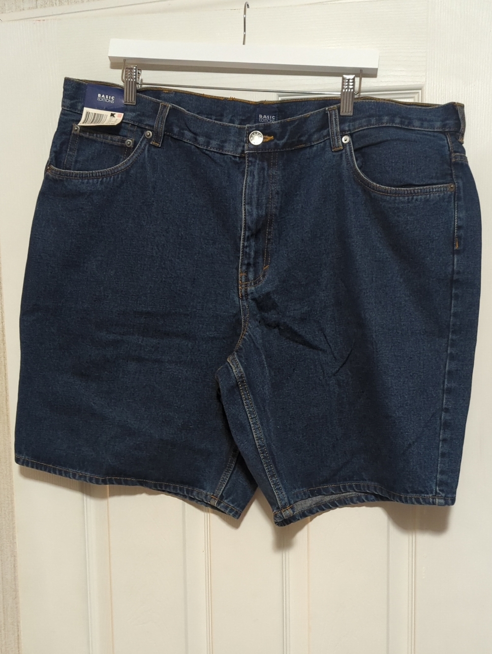 Basic Editions Men's Dark Indigo Jean Shorts